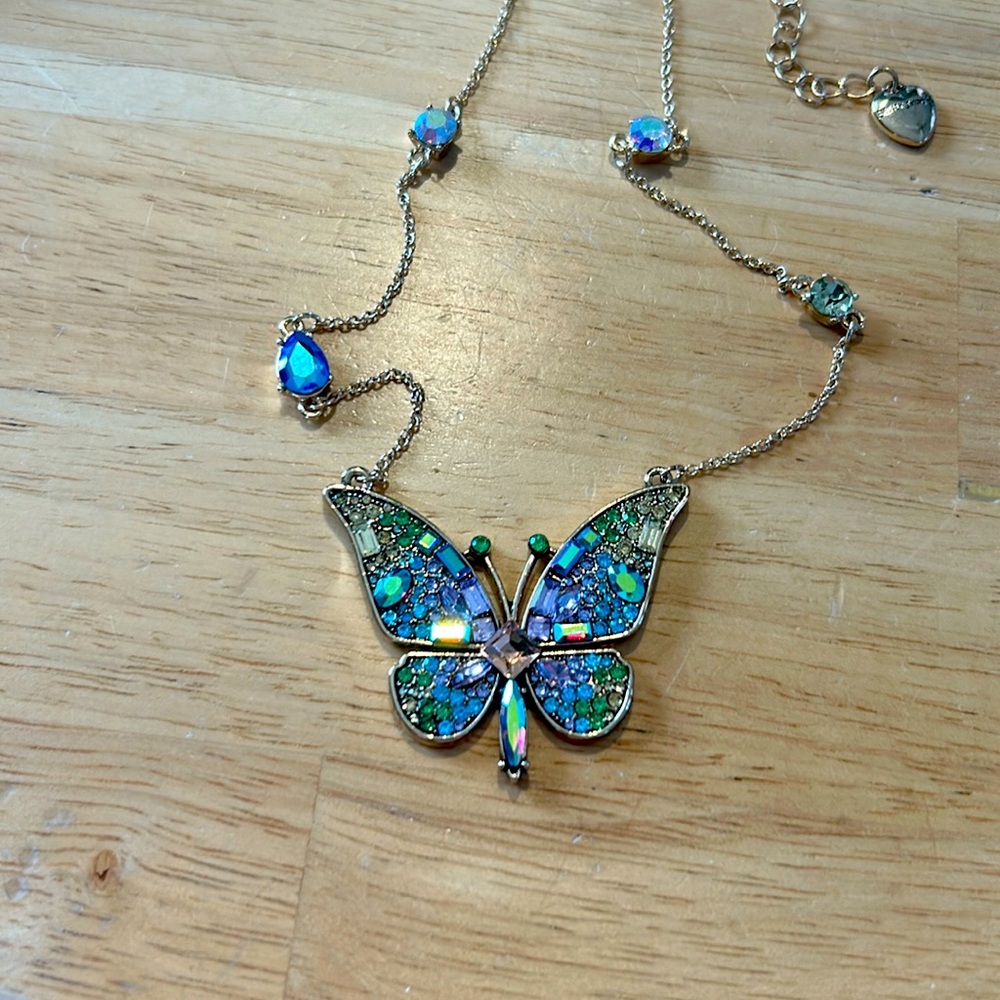 Betsey Johnson Butterfly Necklace